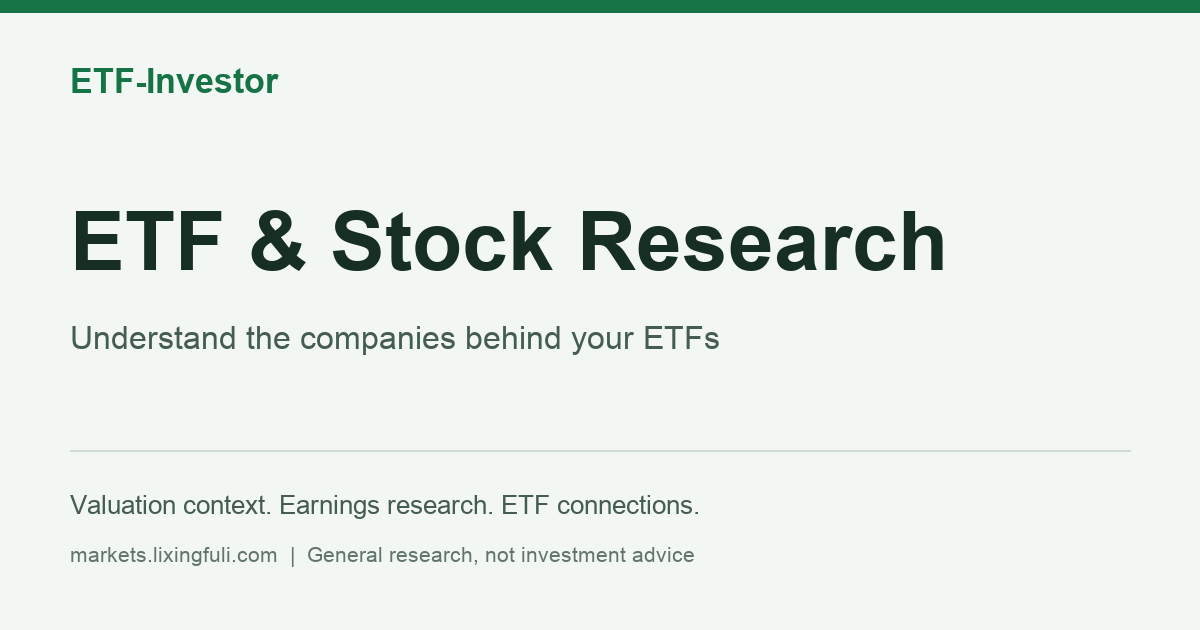 ETF-Investor product research cover